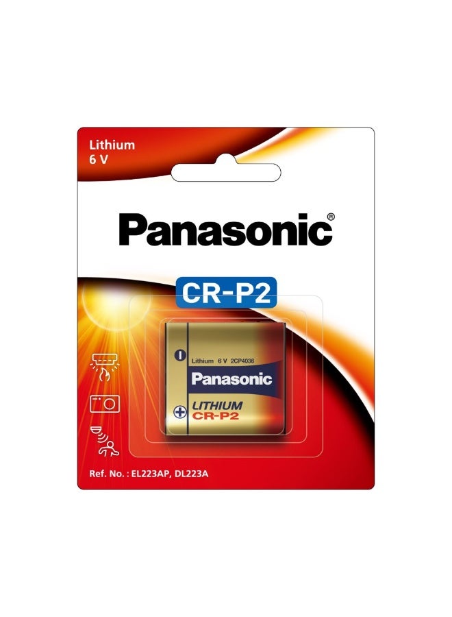 Panasonic CR-P2 Photo Power 1 Piece Lithium Battery - Image 1