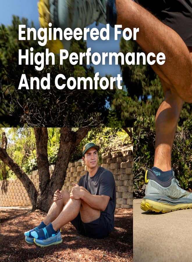 Balega Unisex Ultraglide Cushioning Performance No Show Athletic Running Socks (3 Pair), Black, Medium - Image 3
