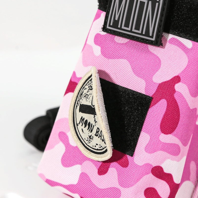 OPENMOON OPENMOON water bottle bag and gas bottle bag. 2 carrying methods, adjustable shoulder straps, hanging at the waist (Pink)  - Image 5