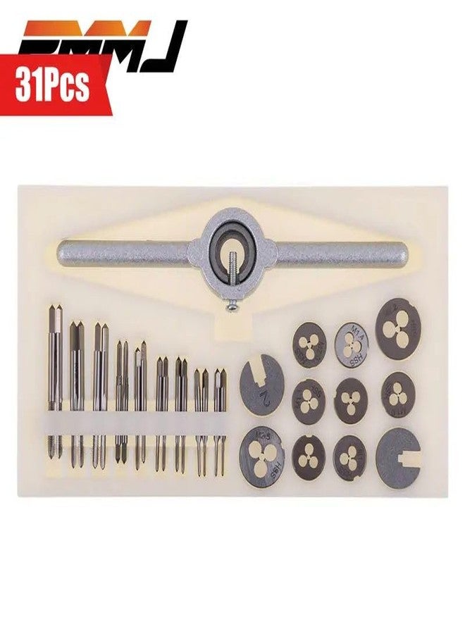 Jeweltech 31pcs Tool Set, Mini Tap and Die Set with Threaded Taps, Precision Threading Tool Kit for Jewelry Repair, Watchmaking, Small Screws, and Model Craft Work - Image 3