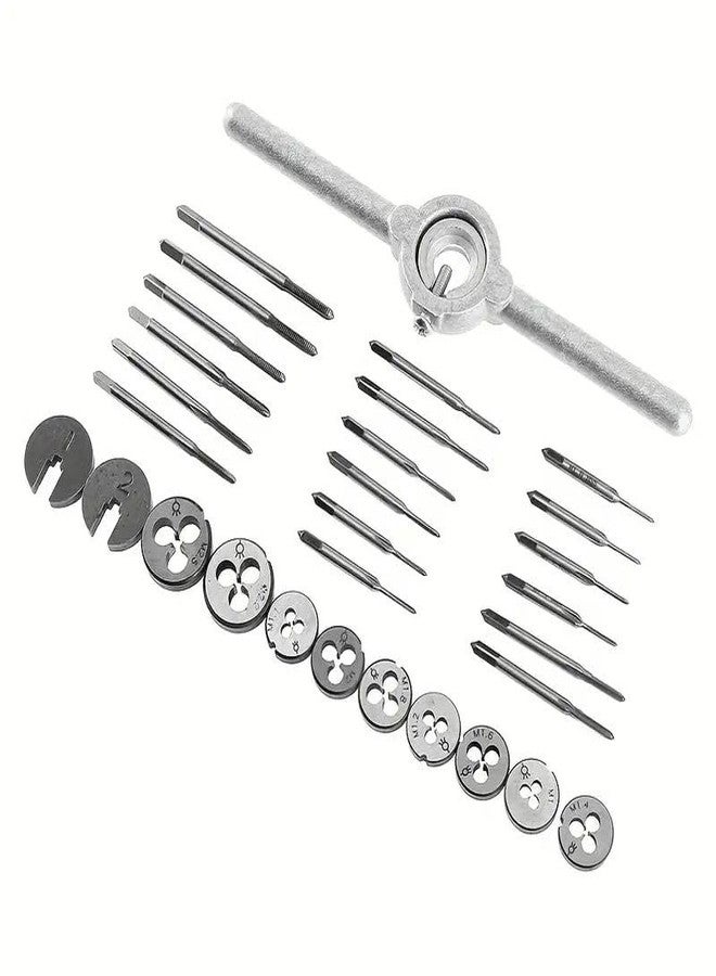 Jeweltech 31pcs Tool Set, Mini Tap and Die Set with Threaded Taps, Precision Threading Tool Kit for Jewelry Repair, Watchmaking, Small Screws, and Model Craft Work - Image 1