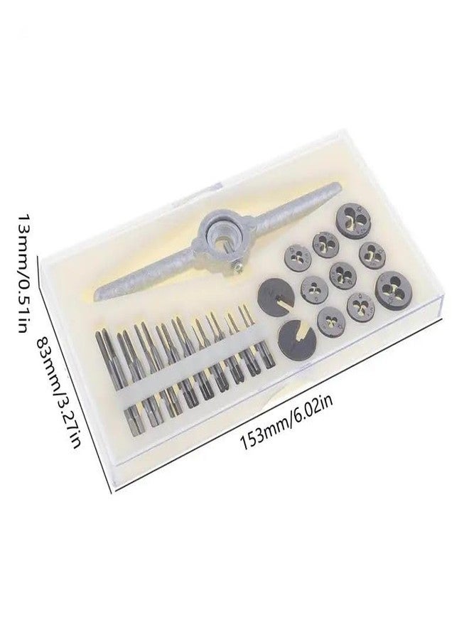 Jeweltech 31pcs Tool Set, Mini Tap and Die Set with Threaded Taps, Precision Threading Tool Kit for Jewelry Repair, Watchmaking, Small Screws, and Model Craft Work - Image 5