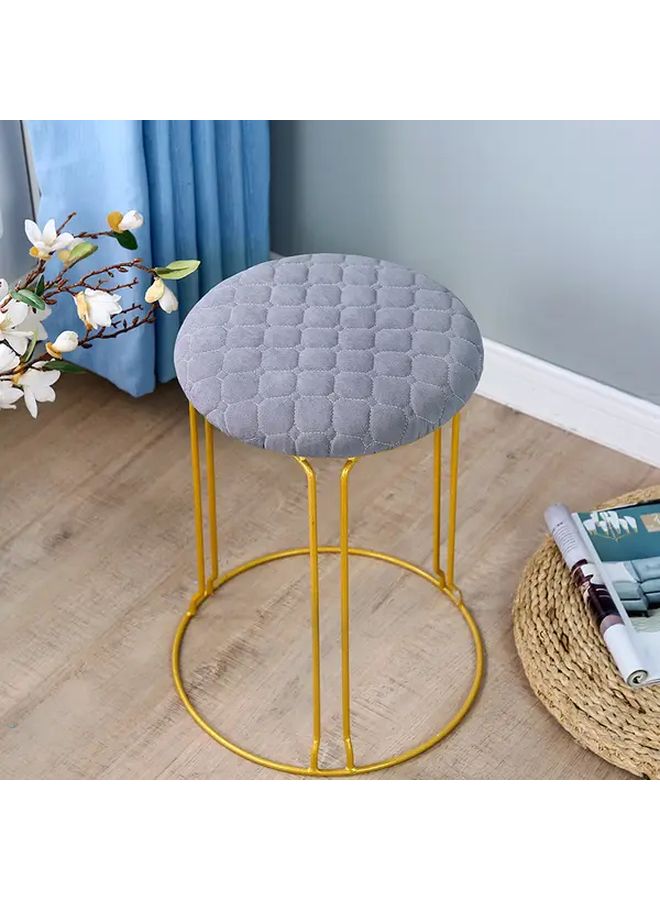 Red Heavy Duty Thickened Round Stool Cover Cushion With Tie Closure 1pc - Image 5