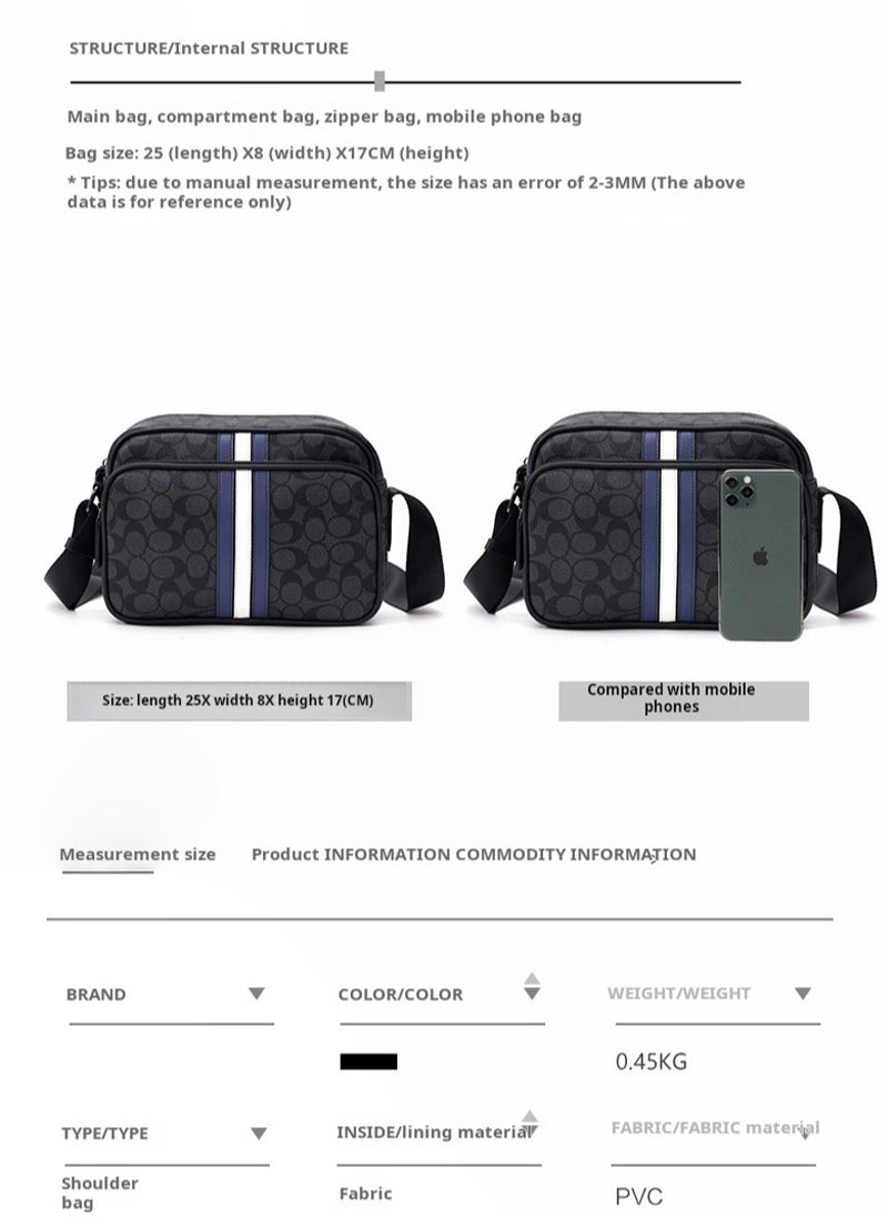AVHUGOO Business casual woven clutch envelope bag men's shoulder bag large capacity crossbody bag  - Image 5
