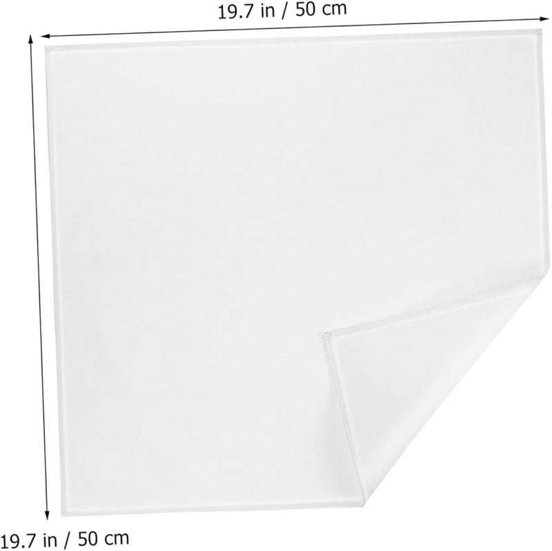 مناديل عشاء قطنية بيضاء 5 قطع عالية الامتصاص لحفلات الزفاف والحفلات والاستخدام اليومي - Image 3