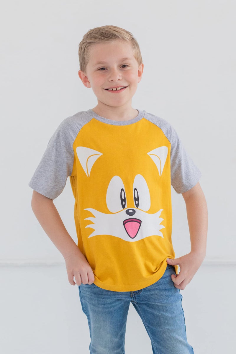 SEGA Sonic The Hedgehog Knuckles Tails Toddler Boys 3 Pack Graphic T-Shirts Sonic/Knuckles/Tails 5T - Image 4