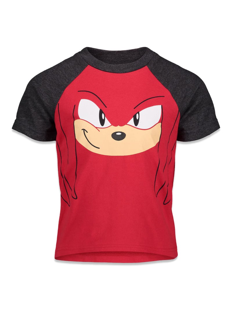 SEGA Sonic The Hedgehog Knuckles Tails Toddler Boys 3 Pack Graphic T-Shirts Sonic/Knuckles/Tails 5T - Image 5