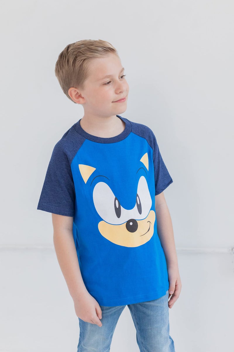 SEGA Sonic The Hedgehog Knuckles Tails Toddler Boys 3 Pack Graphic T-Shirts Sonic/Knuckles/Tails 5T - Image 3
