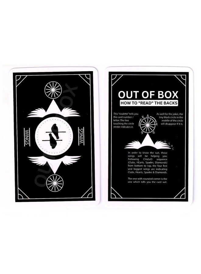 Out Of Box Magic Spy Playing Cards Secret Trick Password for Every Card Best for Flash Game, Teen Patti, Rummy, Paplu, Magic Shows_WB (Pack of 3) - Image 1