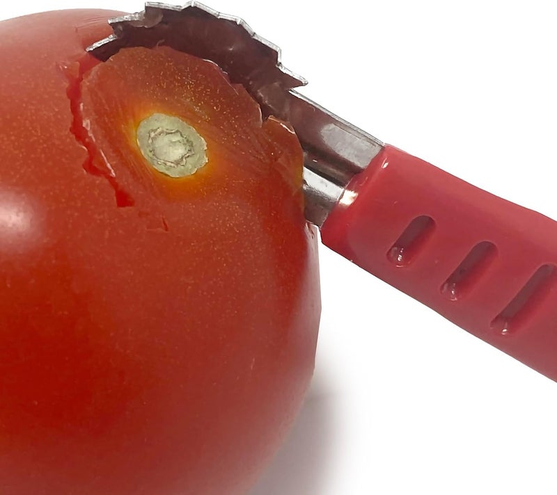 Norpro Stainless Steel Strawberry Huller and Tomato Stem Corer Tool - Image 2