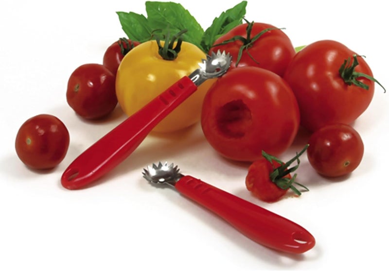 Norpro Stainless Steel Strawberry Huller and Tomato Stem Corer Tool - Image 3