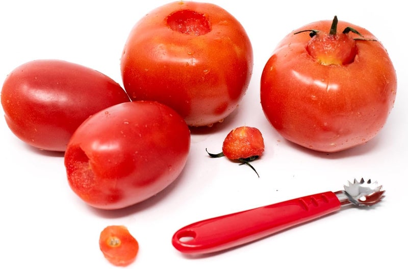 Norpro Stainless Steel Strawberry Huller and Tomato Stem Corer Tool - Image 4