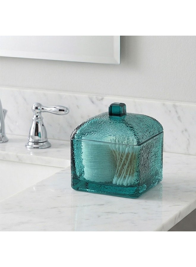 DANUBE HOME صندوق قطن زجاجي فيلورا 10.0 × 10.0 × 10.7 سم تركواز - Image 3