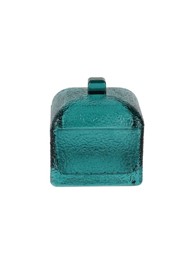 DANUBE HOME صندوق قطن زجاجي فيلورا 10.0 × 10.0 × 10.7 سم تركواز - Image 5