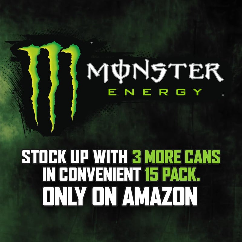 Monster Energy Drink, Green, Original, 16 Ounce (Pack of 15) - Image 5