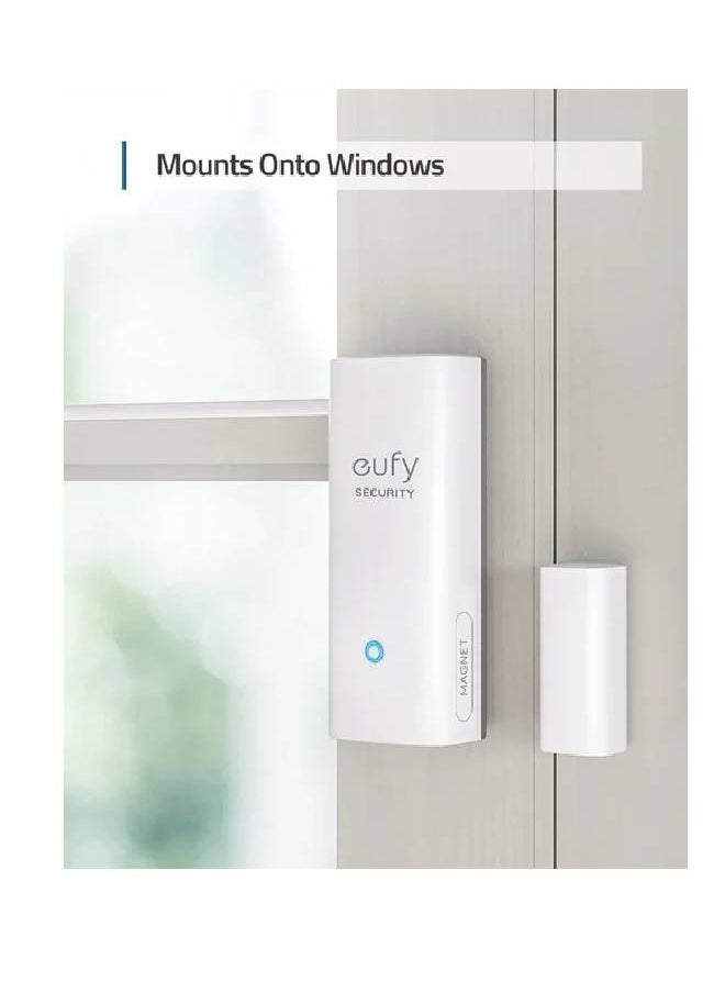 eufy Eufy Security, Entry Sensor, Detects Opened and Closed Doors or Windows, Sends Alerts - T8900 - White  - Image 5