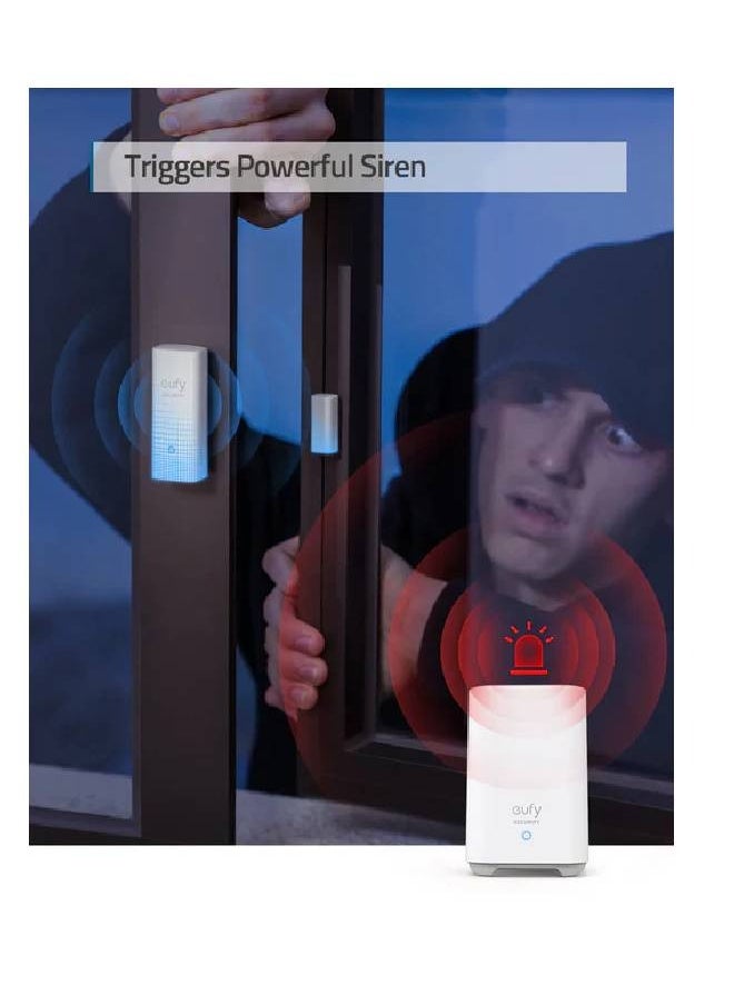eufy - Eufy Security, Entry Sensor, Detects Opened and Closed Doors or Windows, Sends Alerts - T8900 - White - Image 1