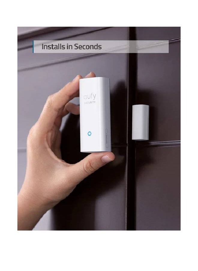 eufy - Eufy Security, Entry Sensor, Detects Opened and Closed Doors or Windows, Sends Alerts - T8900 - White - Image 1