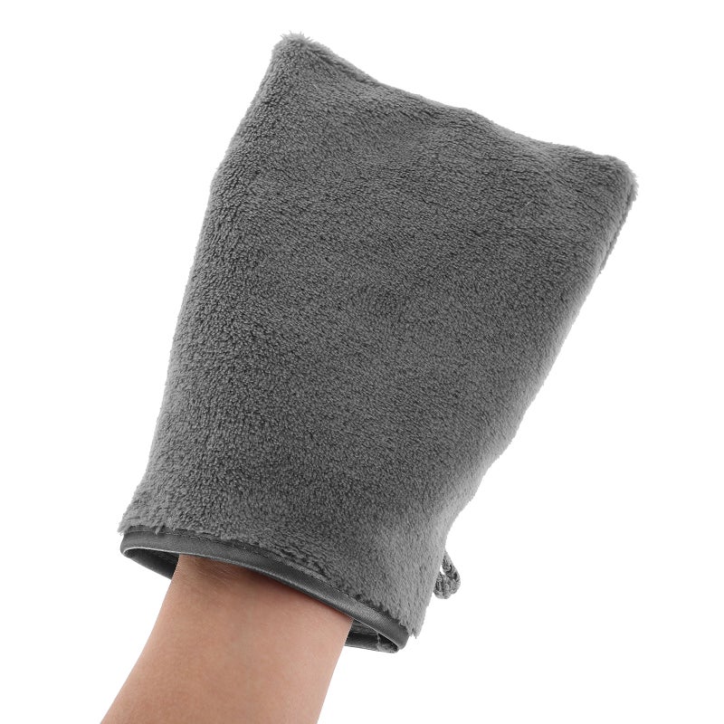6pcs Fiber Bath Wash Mitts Face Wash Gloves Reusable Makeup Remover Mittens Face Washing Towels for Accessories - Image 2