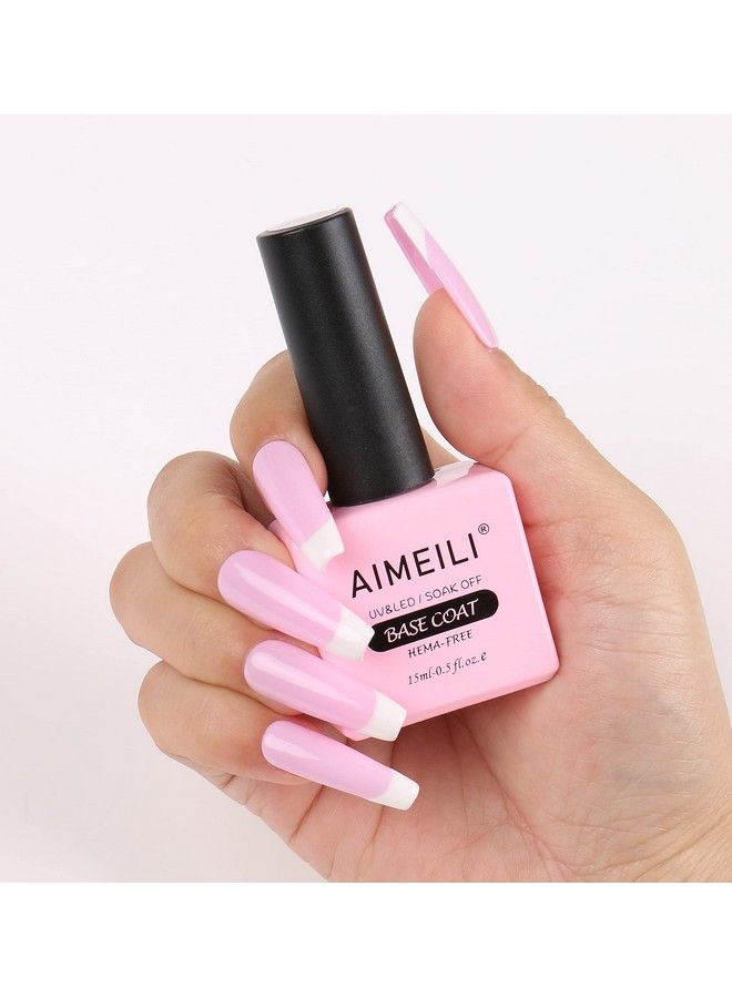 AIMEILI طلاء أظافر جل هيمافري يو في ليد يدوم طويلاً بلمسة نهائية لامعة بدون مسح، مجموعة من قطعتين بحجم 15 مل - Image 4