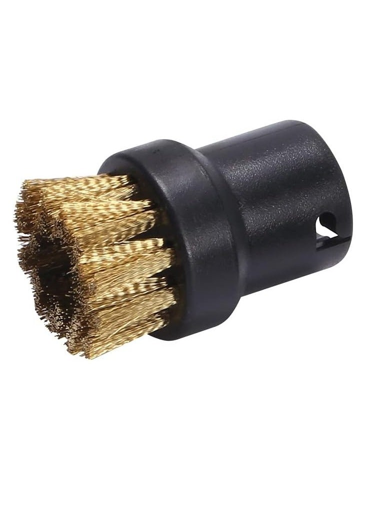 VIUAUAX 5-Piece Steam Cleaner Round Brush Set Multicolour.Suitable for Karcher  Steam Accessories， Rubs Mop Steam Accessories Small Round Brush ，Brass Brush. - Image 5