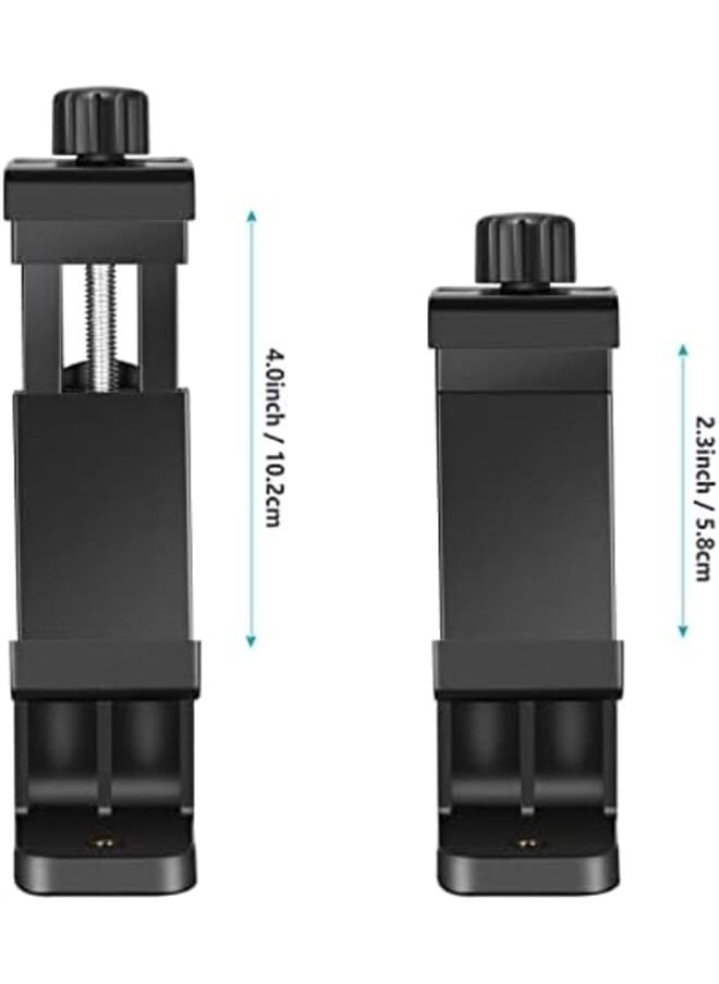 Neewer - Smartphone Holder Vertical Horizontal Bracket Tripod Mount Adapter With 1 4Inch Thread Cell Phone Clip Compatible With Iphone 15 14 13 Pro Plus Max Mini Galaxy S20 Plus S20 Huawei P40 Pro Etc. - Image 1