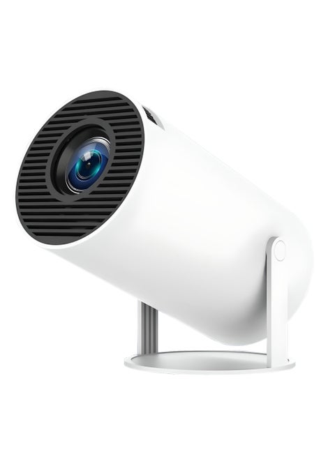 iCruze PixelStream Smart Projector - 720p HD, 4500 Lumens, Android 12, Wi-Fi, Bluetooth, HDMI, USB - Portable Mini Home Theater Projector with 200” Screen Size Support