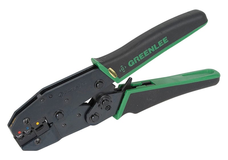 Greenlee 45501 Kwik Cycle Crimp Frame 9Inch with Interchangeable Die Set 45570 for Insulated Terminals