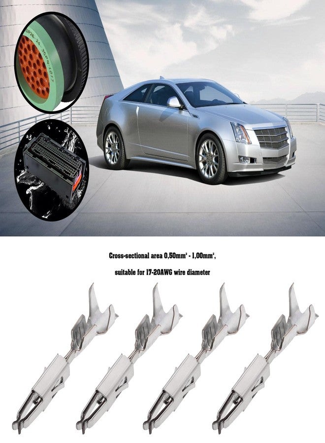 مايكرو تريدرز ميكرو تريدرز 30 قطعة صغيرة ISO جهة اتصال دقيقة مؤقت مجعد أنثى جهة اتصال دقيقة مؤقت مجعد لكابل 0.50 مم² - 1.00 مم² مقطع عرضي 17-20AWG قطر السلك فضي - Image 3