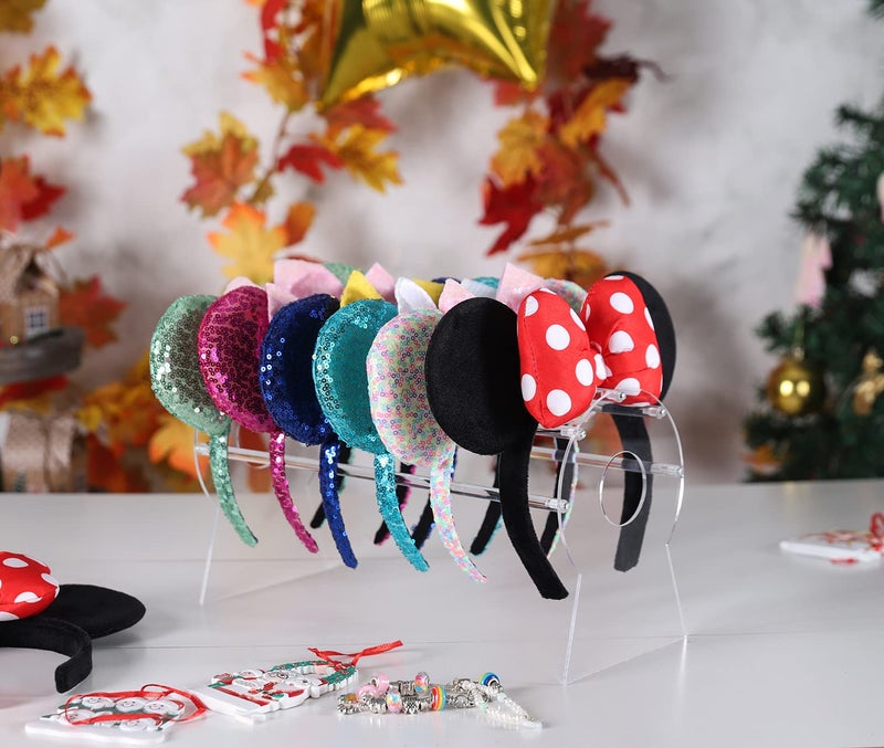 Pengup Heaband Holder Organizer,Acrylic Hair Band Ear Display Stand Jewelry Storage for Show Selling. - Image 2