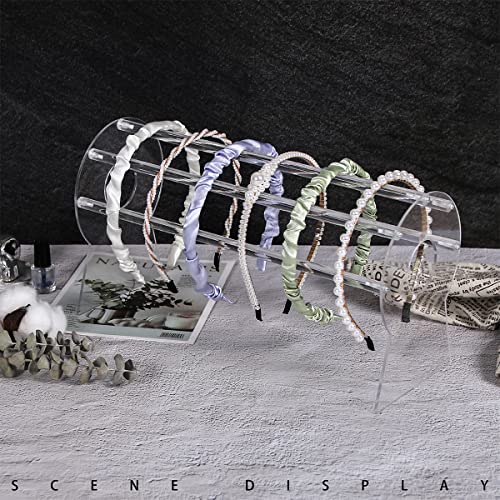 Pengup Heaband Holder Organizer,Acrylic Hair Band Ear Display Stand Jewelry Storage for Show Selling. - Image 5