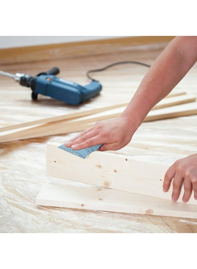 42 Pcs Wet Dry Sandpaper 120 to 3000 Grit Assortment 9 * 3.6 Inches Abrasive Paper Sheets for Automotive Sanding Wood Furniture Finishing - Image 4