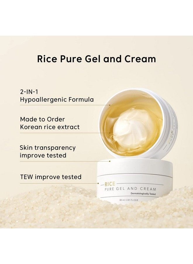 THANKYOU FARMER - Rice Pure Gel And Cream; Korean Rice Extracts 100000Ppm; 2.81 Fl Oz (80Ml) - Image 1