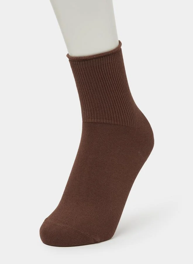 Styli Pack Of 3 - Rib Crew Socks