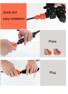BONAI Portable & Vehicle-Mounted High-Pressure Water Pump, 12V DC 120W with Built-in Pressure Switch, 130PSI Max Pressure, 5L/min Flow Rate, 8m Outlet Hose, Car Cigarette Lighter Adapter, ON/OFF Switch  - Image 5