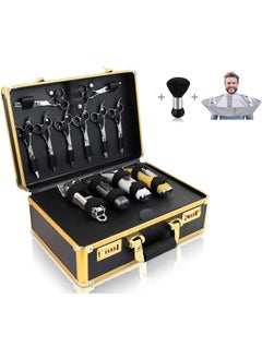 HUIMSWARM Professional Barber Supplies Case for Barber,Portable Barber Travel Carrying Case for Hair Stylist& Pet Groomer,Multi-Space Design, Sturdy, Large-Capacity Mobile Barber Stations 