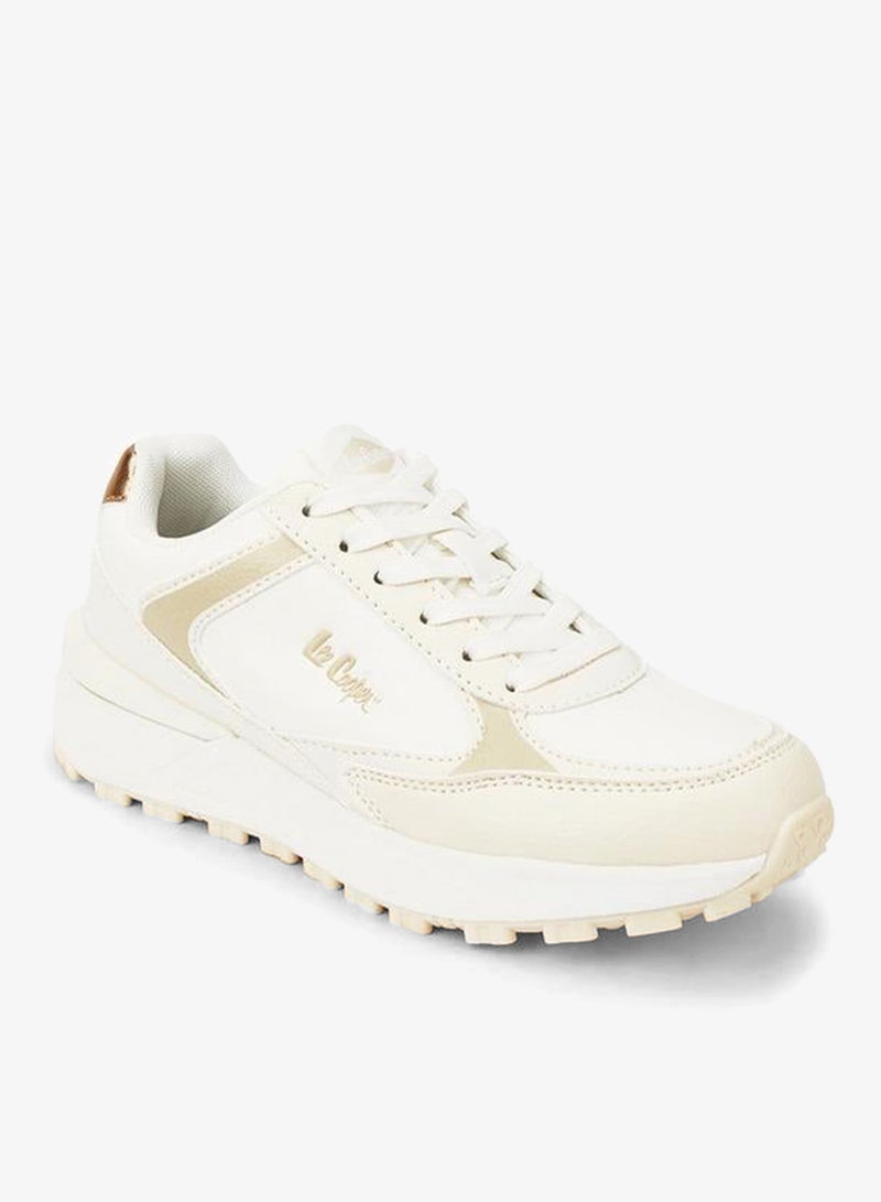 Lee Cooper Women's Panelled Lace-Up Sneakers - Image 3