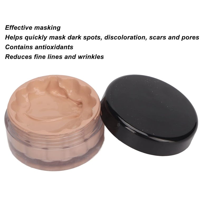 klarako Color Correcting Concealer Cream, Makeup Face Concealer Brighten Skin Colour Moisturising Lasting Oil Control Coverage Concealer ,Professional Makeup Corrector 12ml (02) - Image 2
