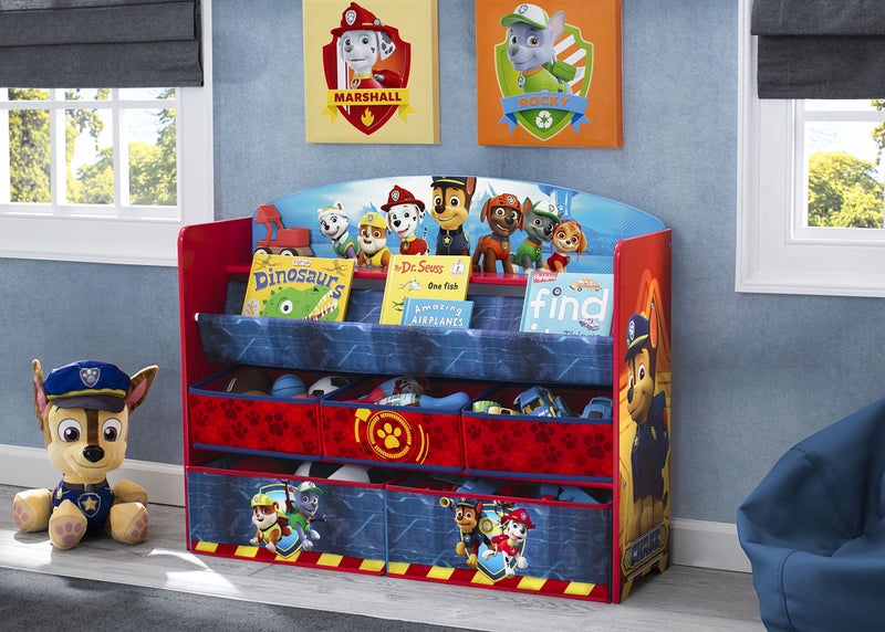Delta Children Deluxe Book & Toy Organizer, Nick Jr. PAW Patrol - Image 2