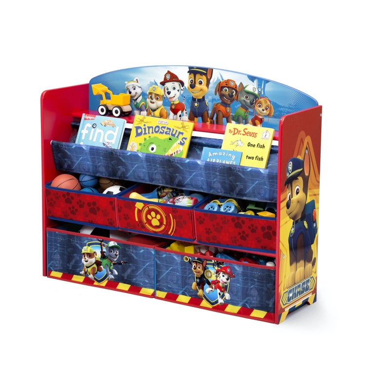 Delta Children Deluxe Book & Toy Organizer, Nick Jr. PAW Patrol - Image 4