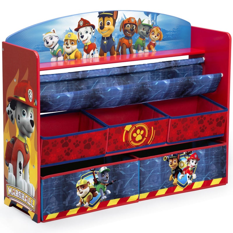 Delta Children Deluxe Book & Toy Organizer, Nick Jr. PAW Patrol - Image 1