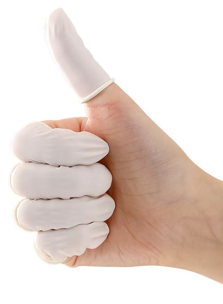100PCS Anti-static Disposable Nail Art Tool Finger Cots Finger Cover Rubber Gloves Fingertips Protector Gloves  - Image 1