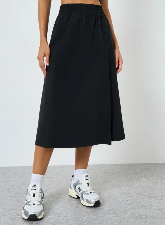 ستايلي اكتيف تنورة شورت بخصر مطاطي