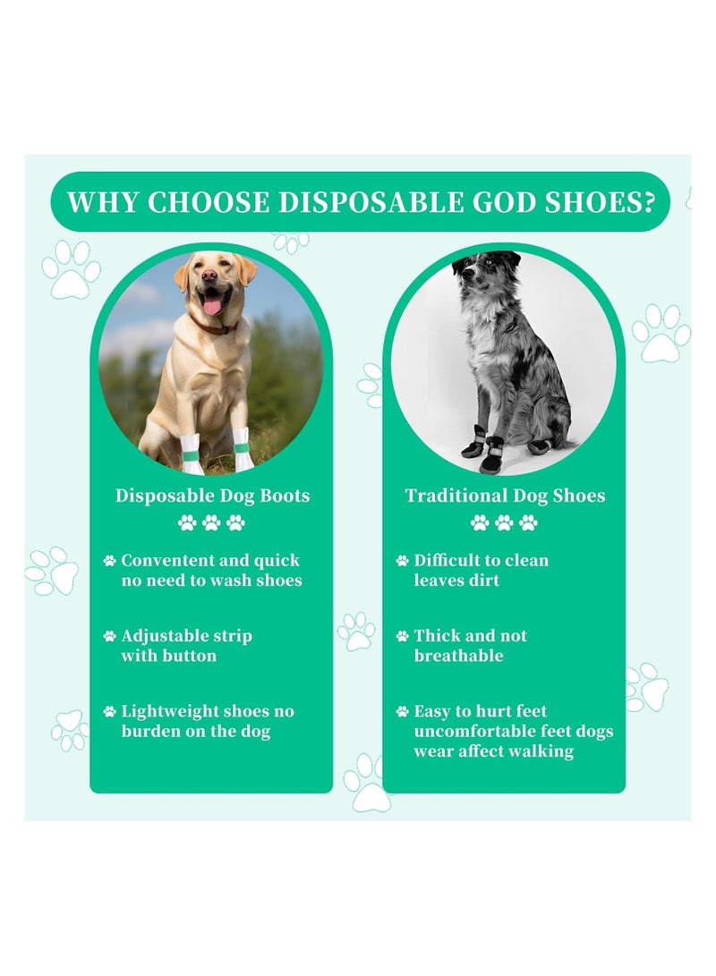 فائدة نموذج يتعلق المتاح الكلب مخلب الأكمام الواقية مع 20 قطعة من الفيلكرو قابل للتعديل ، الذي هو مناسبة لحماية الجوارب الكلب مخلب الكبيرة والمتوسطة والصغيرة الكلاب . - Image 4