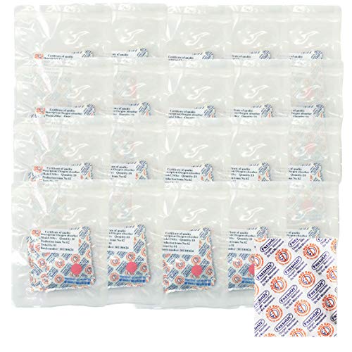 FreshUs AwePackage 300cc Oxygen Absorber (20 Individual Packs of 10 Packet, Total 200 Packets) - Long Term Food Storage (200, 300 CC) - Image 1