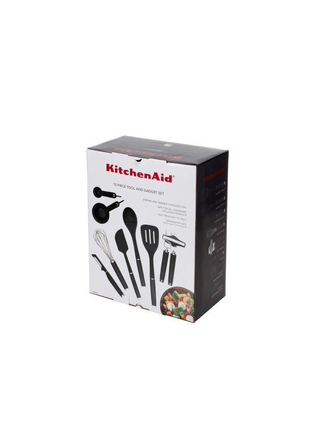 KitchenAid KE447BXOBA Classic Tool and Gadget Set Plastic Black  - Image 4