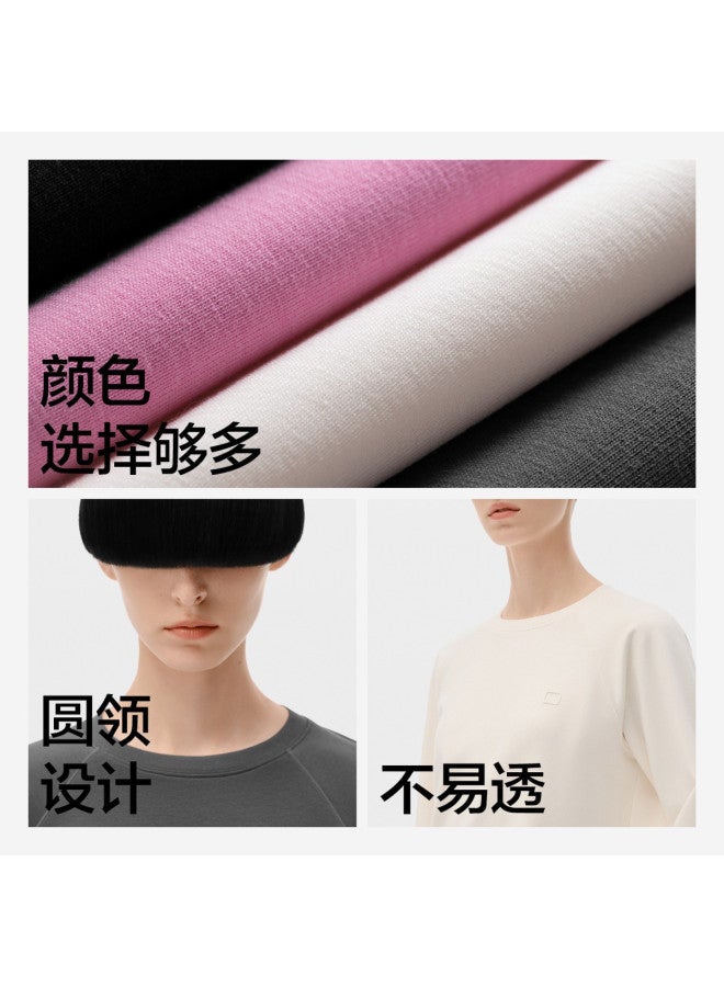 Bananain Very Comfortable 502 Regular Women'S Round Neck Three-Proof Long Sleeve T-Shirt - Image 5