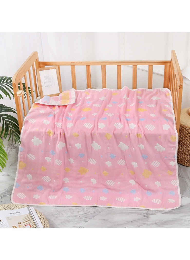 6-Layer Cotton Muslin Swaddle Blanket - Soft, Breathable, Lightweight Crib  Nursing Cover for Babies  Toddlers - Image 2
