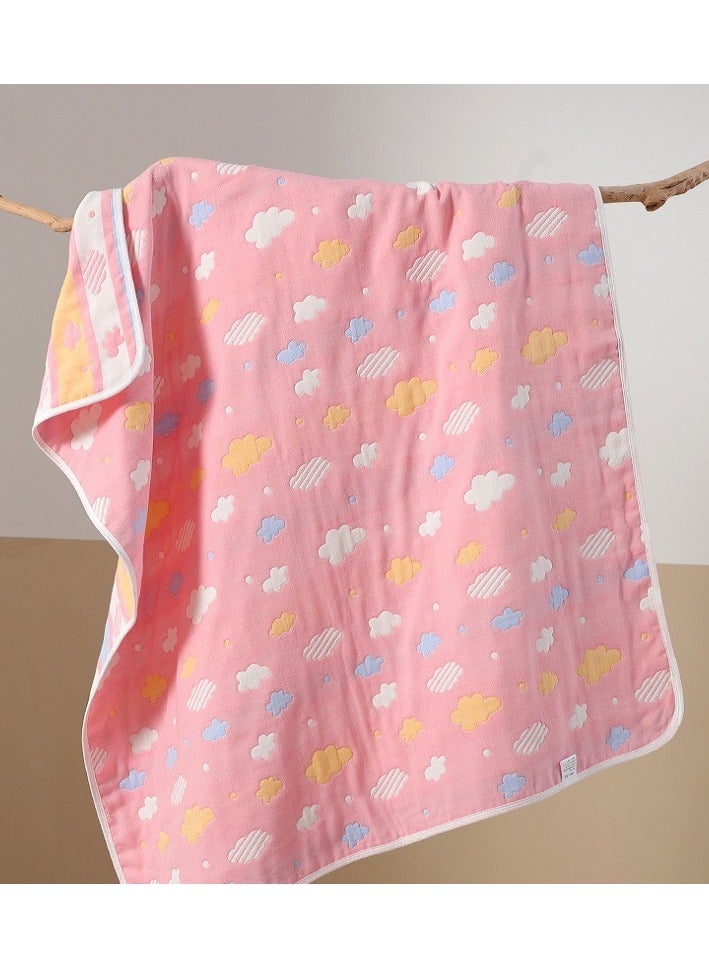 6-Layer Cotton Muslin Swaddle Blanket - Soft, Breathable, Lightweight Crib  Nursing Cover for Babies  Toddlers - Image 1
