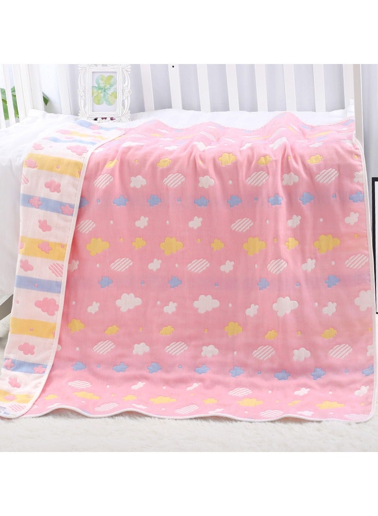 6-Layer Cotton Muslin Swaddle Blanket - Soft, Breathable, Lightweight Crib  Nursing Cover for Babies  Toddlers - Image 5